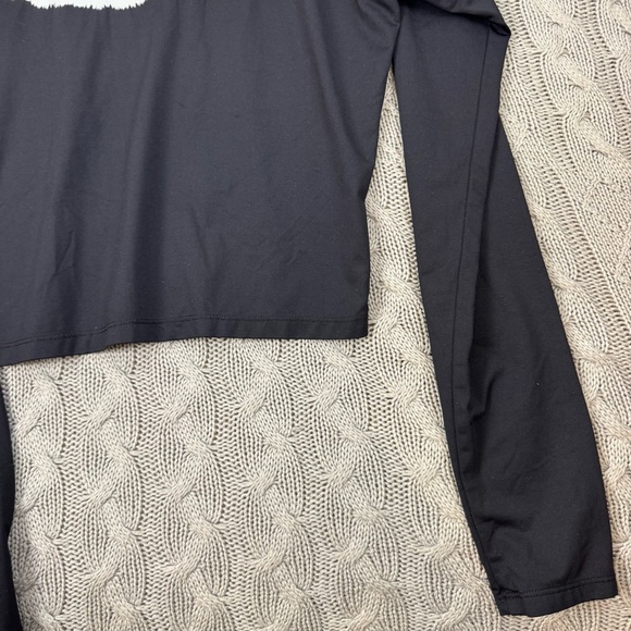 Lucky Brand Y2K Black and White Tie-Dye Long Sleeve Swim Top rash guard~ Small - Picture 12 of 13